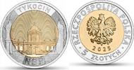 POLAND / POLEN 5 zlotych 2025 TYKOCIN - mint bag, 100 coins UNC 200,00 EUR  Excl. 10,00 EUR Verzending