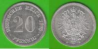 Kaiserreich 20 Pfennig sehr hübsch -