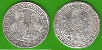 Sachsen Taler Christian II., Johann Georg I. und August 1591-1611, toll erhalten -