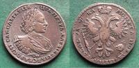 Russland Rubel Peter I. der Große 1682-1725, selten -