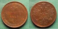 Russland 5 Kopeken Alexander II. 1855-1881, sehr hübsch -