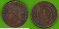 Straits Settlements 1 Cent Victoria 1837-1901 -