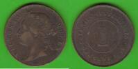 Straits Settlements 1 Cent Victoria 1837-1901 -
