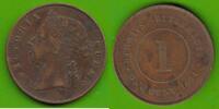 Straits Settlements 1 Cent Victoria 1837-1901 -