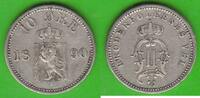 Norwegen 10 Öre Oscar II. 1872-1905 -