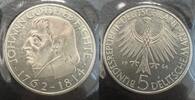 Bundesrepublik Deutschland 5 Deutsche Mark Fichte, sehr selten in dieser Ausführung -