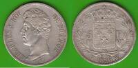 Frankreich 5 Francs Charles X 1824-1830, Lille, hübsch -