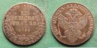 Jever russisch Taler Friederike Auguste Sophie von Anhalt-Zerbst 1793-1807, hübsch, sehr selten -