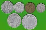 Bremen 2 Pfennig bis 1 Mark der komplette Satz, selten -