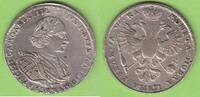 Russland Rubel Peter I. der Große 1682-1725, selten -
