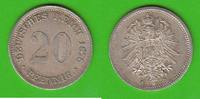 Kaiserreich 20 Pfennig sehr hübsch -