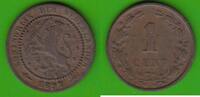 Niederlande 1 Cent Wilhelmina I. 1890-1948, seltener Jahrgang -