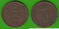 Norwegen 2 Öre Haakon VII. 1905-1957 -
