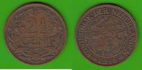 Niederlande 2 1/2 Cent Wilhelmina 1890-1948 -