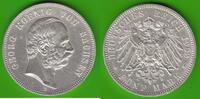Sachsen 5 Mark Georg 1902-1904, hübsch -