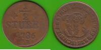 Jülich-Berg 1/2 Stüber Karl Theodor 1742-1799 -