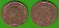 Österreich 1/2 Kreuzer Franz II./I. 1792-1835, Karlsburg, Prachtstück, sehr selten -