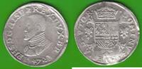 Brabant Ecu Philippe Philipp II. von Spanien 1555-1598, Maastricht, sehr selten -