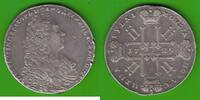 Russland Rubel Peter II. 1727-1730, selten -