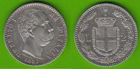 Italien 2 Lire Umberto I. 1878-1900, hübsch -