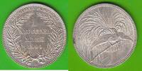 Deutsch-Neuguinea 1 Mark toll erhalten, selten -