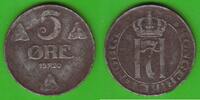 Norwegen 5 Öre Haakon VII. 1905-1957, seltener Jahrgang -