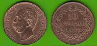 Italien 10 Centesimi Umberto I. 1878-1900, Birmingham, sehr hübsch -