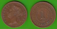 Straits Settlements 1 Cent Victoria 1837-1901 -