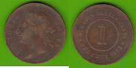 Straits Settlements 1 Cent Victoria 1837-1901 -