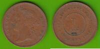 Straits Settlements 1 Cent Victoria 1837-1901 -