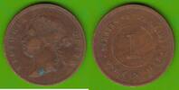 Straits Settlements 1 Cent Victoria 1837-1901 -