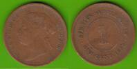 Straits Settlements 1 Cent Victoria 1837-1901 -