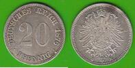 Kaiserreich 20 Pfennig hübsch -