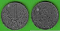 Böhmen und Mähren 1 Krone Protektorat, sehr hübsch -