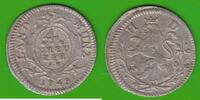 Hessen-Darmstadt 4 Kreuzer Ludwig VIII. 1739-1768 -