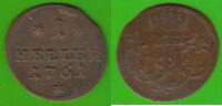 Sachsen-Hildburghausen 1 Heller Ernst Friedrich Karl 1745-1780, seltener -