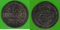 Sachsen-Hildburghausen 1 Heller Ernst Friedrich Karl 1745-1780, seltener -