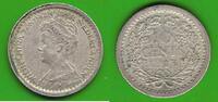 Niederlande 10 Cents Wilhelmina I. 1890-1948, hübsch -