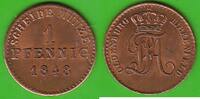 Oldenburg für Birkenfeld 1 Pfennig Paul Friedrich August 1829-1853, hübsch, selten -