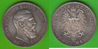 Preußen 2 Mark Friedrich III. 1888, sehr hübsch -