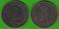 Spanien 2 1/2 Centimos Isabell II. 1833–1868, Sevilla -