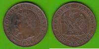Frankreich 5 Centimes Napoleon III. 1852-1870, Marseille, toll erhalten -