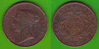 Straits Settlements East India Company 1 Cent Victoria 1837-1901 -