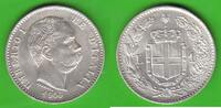 Italien 1 Lira Umberto I. 1878-1900, toll erhalten -