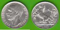 Italien 10 Lire Vittorio Emanuele III. 1900-1946, seltener Jahrgang -