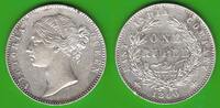 Britisch-Indien 1 Rupee Victoria 1837-1901, sehr hübsch -