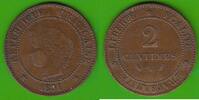 Frankreich 2 Centimes besserer Jahrgang -