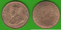 Hong Kong 1 Cent George V. 1910-1936, sehr hübsch -