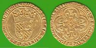Hennegau (Hainaut) Couronne d´or GOLD, Guillaume III de Bavière, dit l'Insensé, toll erhalten, sehr selten -