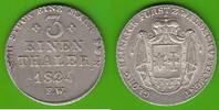 Waldeck und Pyrmont 1/3 Taler Georg Heinrich 1813-1845, toll erhalten -
